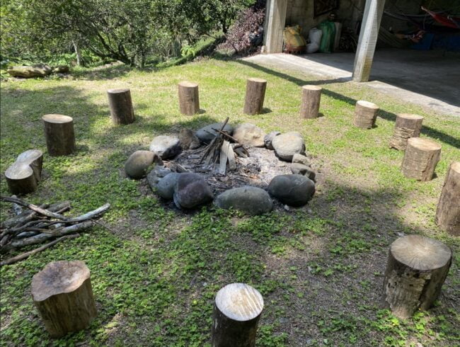 Espacio de ceremonia sagrada