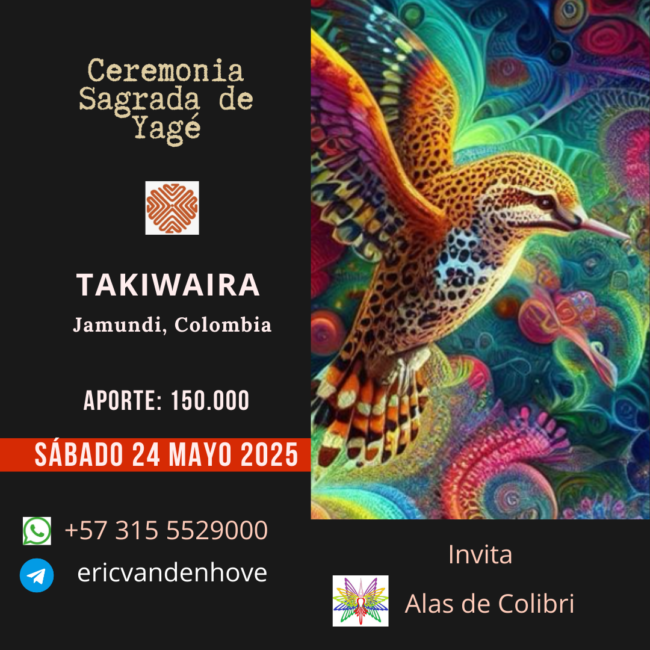 Ceremonia Sagrada Ayahuasca Yage Vision limpieza sanación