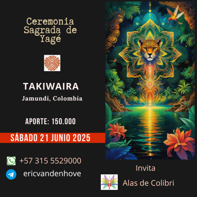 Ceremonia Yage Ayahuasca Solsticio Sanación Limpieza