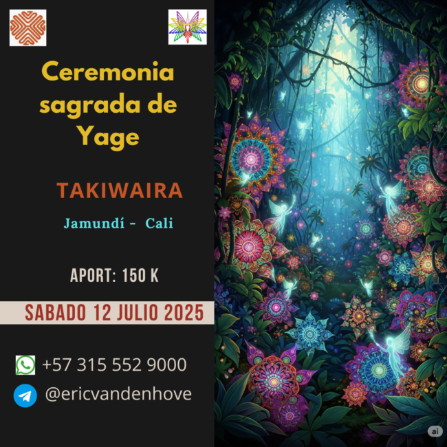 Ceremonia Sagrada de Yage Ayahuasca Cali Jamundí Colombia