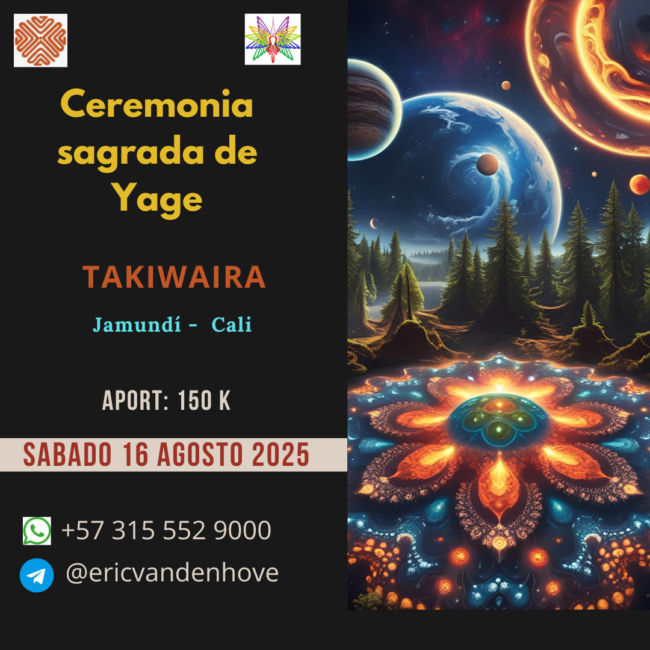 Ceremonia de Yage sábado 16 de agosto Cali Jamundí