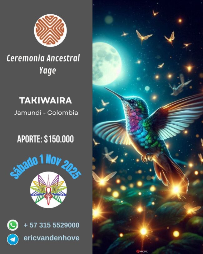 Ceremonia sagrada de Yage - Takiwaira