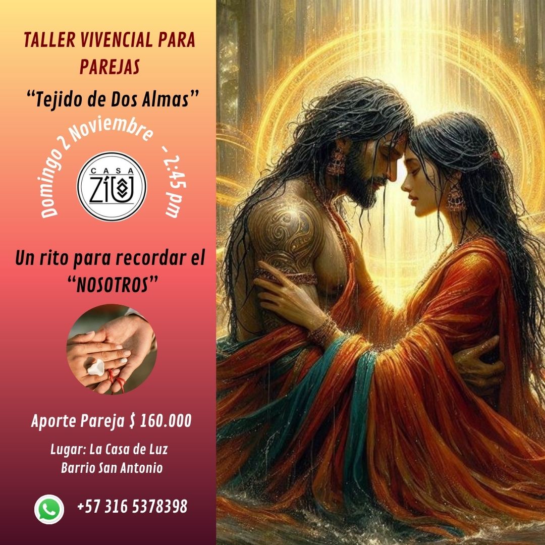 Taller vivencial ð¸️✨ TEJIDO DE DOS ALMAS ✨ð¸️