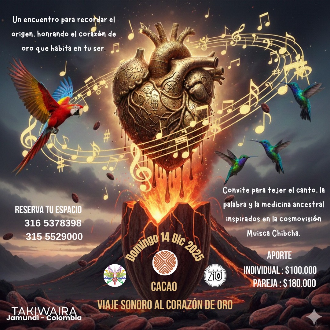 Domingo 14 diciembre Viaje Sonoro al corazón de Oro