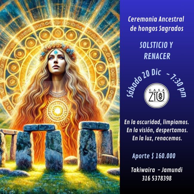 Sábado 20 diciembre Ceremonia sagrada de Hongos Cali-Jamundi, Colombia