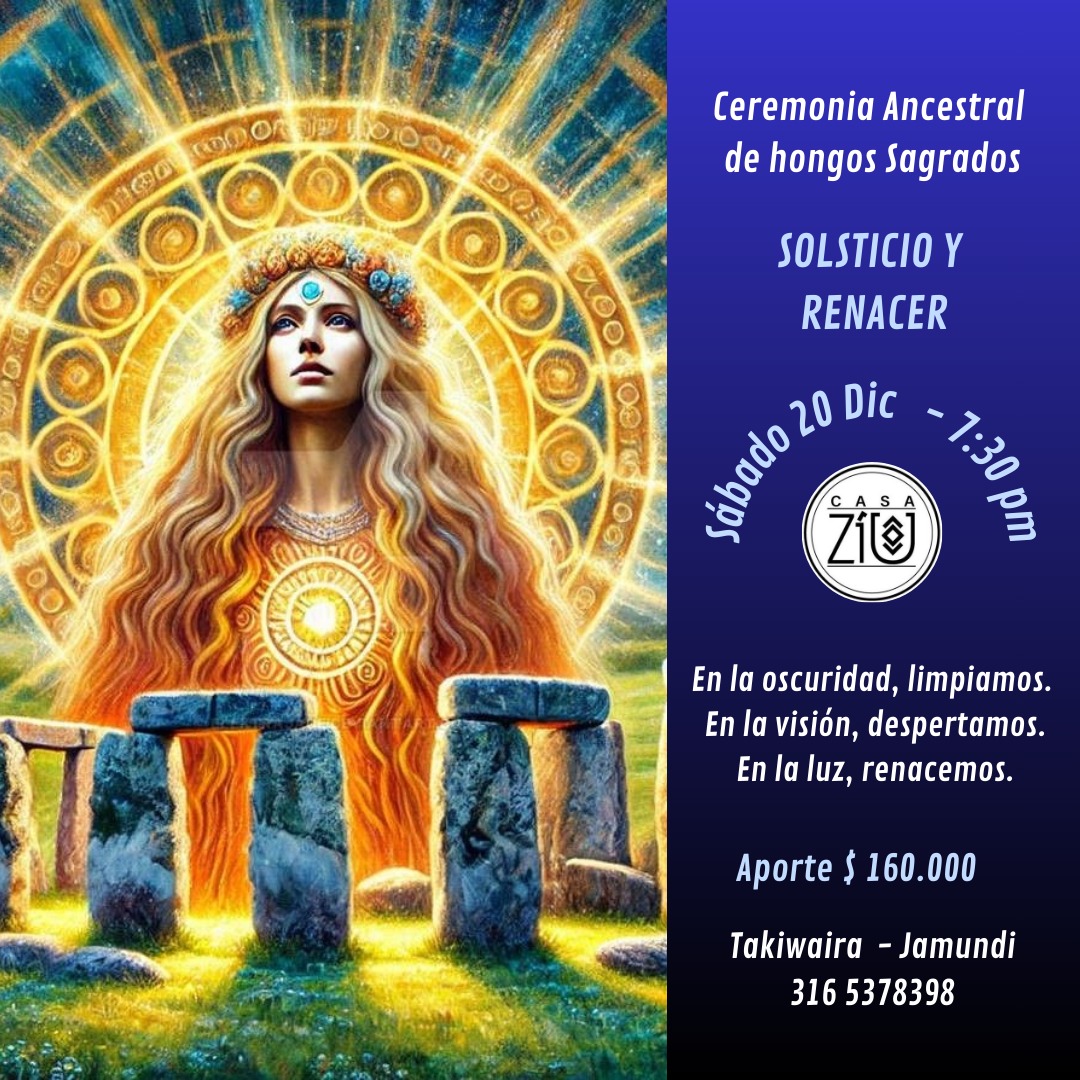 Sábado 20 diciembre Ceremonia sagrada de Hongos Cali-Jamundi, Colombia
