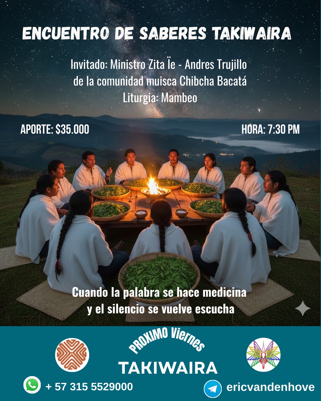 este viernes Mambeo den TAKIWAIRA