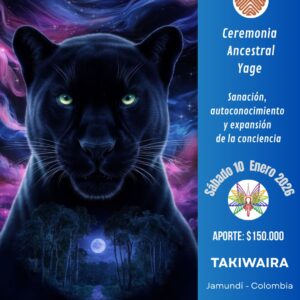 Ceremonia sagrada de Yage Cali-Jamundi sábado 10 enero