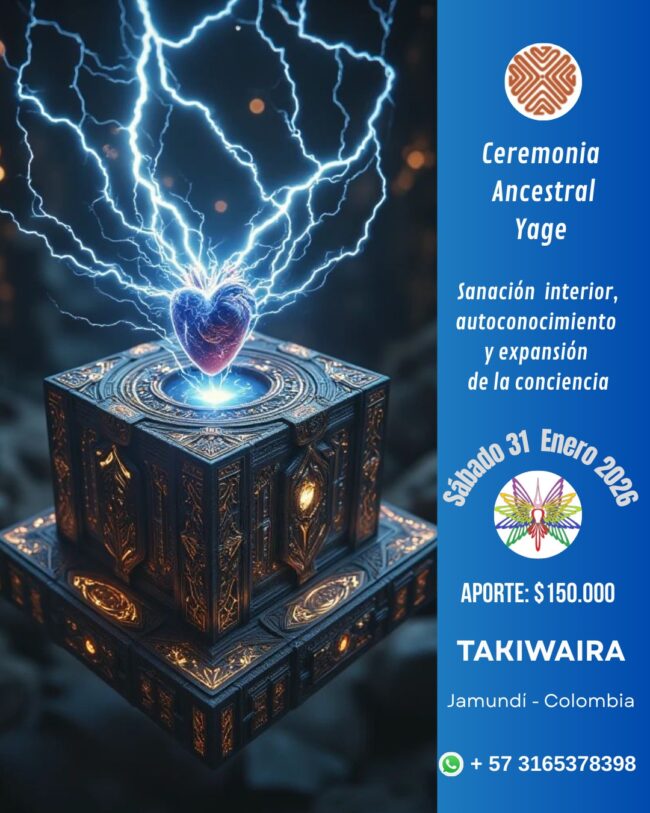 Ceremonia sagrada de Yage 31 de enero 2026