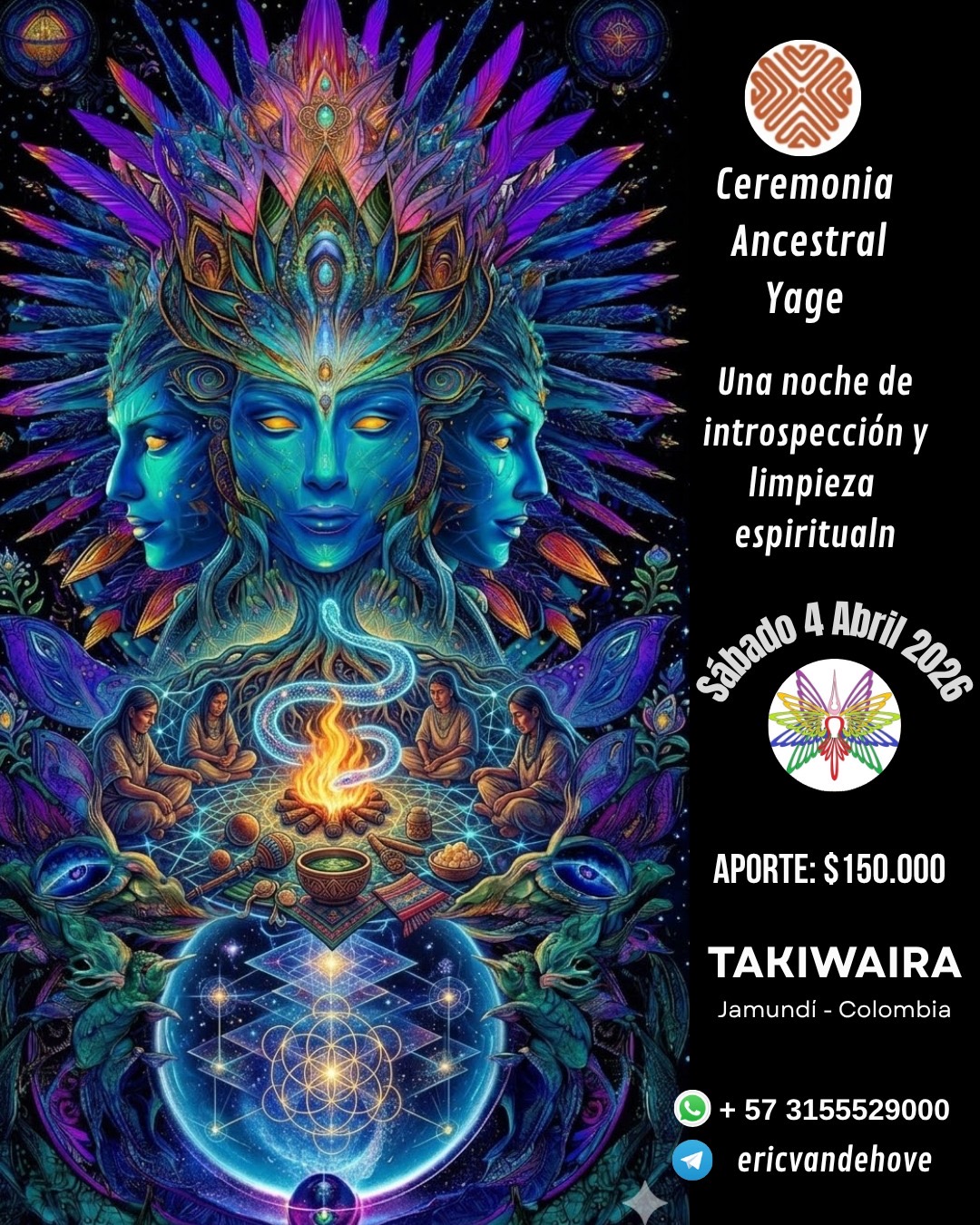 Ceremonia de Yage Sábado 4 de abril