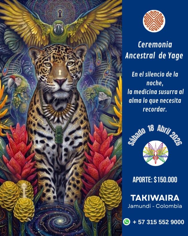 Ceremonia Sagrada de Yage 18 abril Cali/Jamundí