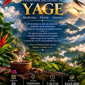 Cali/Jamundí Ceremonia Sagrada Yage 2026-09-26 Yage