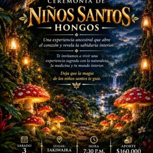 Ceremonia sagrada de Hongos 3 octubre 2026