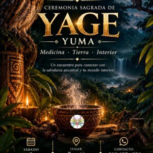 Ceremonia Sagrda de Yage/Yuma Bogota 3 octubre