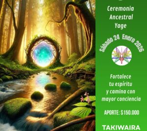 Ceremonia Sagrada de Yage sábado 24 de enero 2026